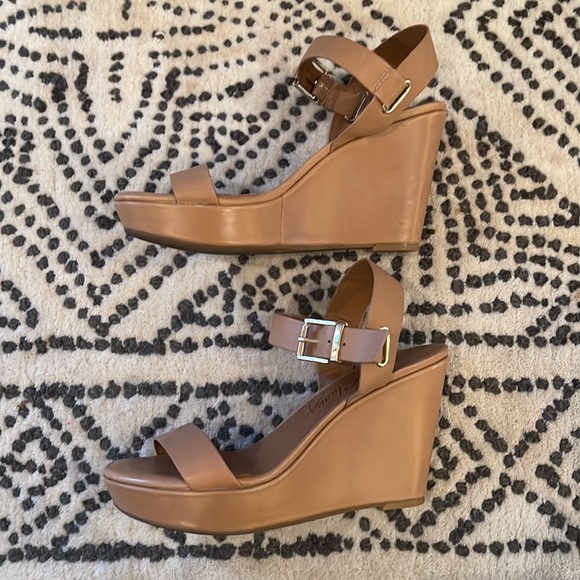 Arturo Chiang AT-Paulline Nude Wedge Heel sz 8M/38 - Picture 8 of 11